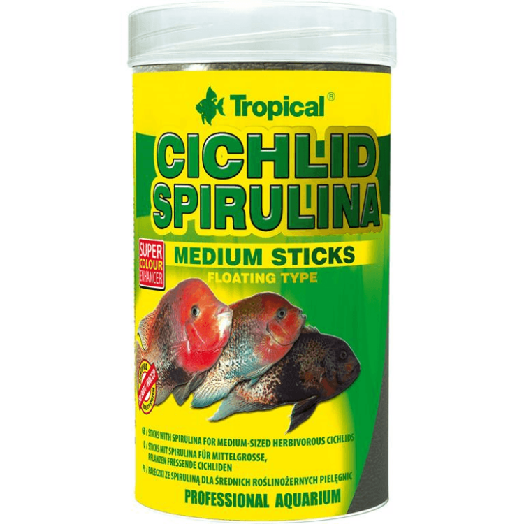Tropical cichlid spirulina medium