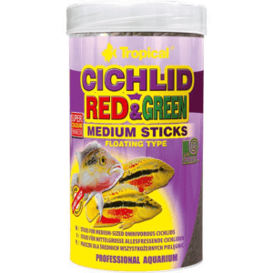 Tropical cichild red & Green Medium Sticks
