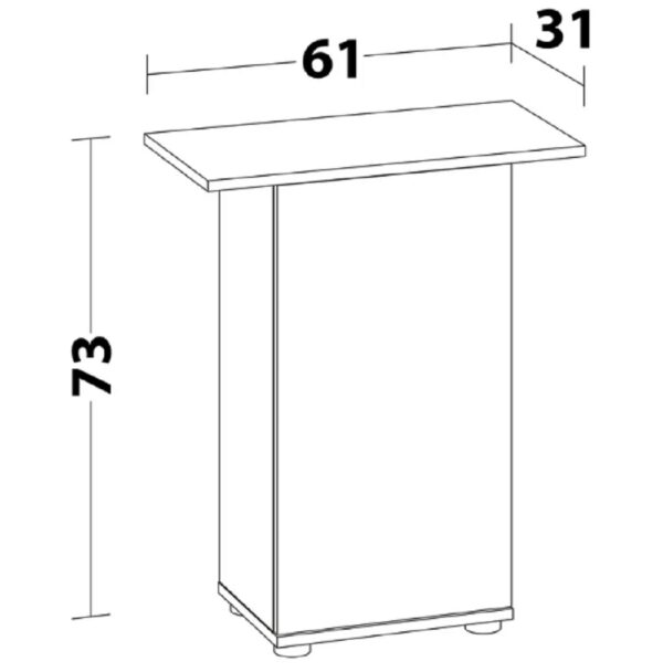Juwel Akvariebord Sbx Rekord 60/70 61x31x73cm